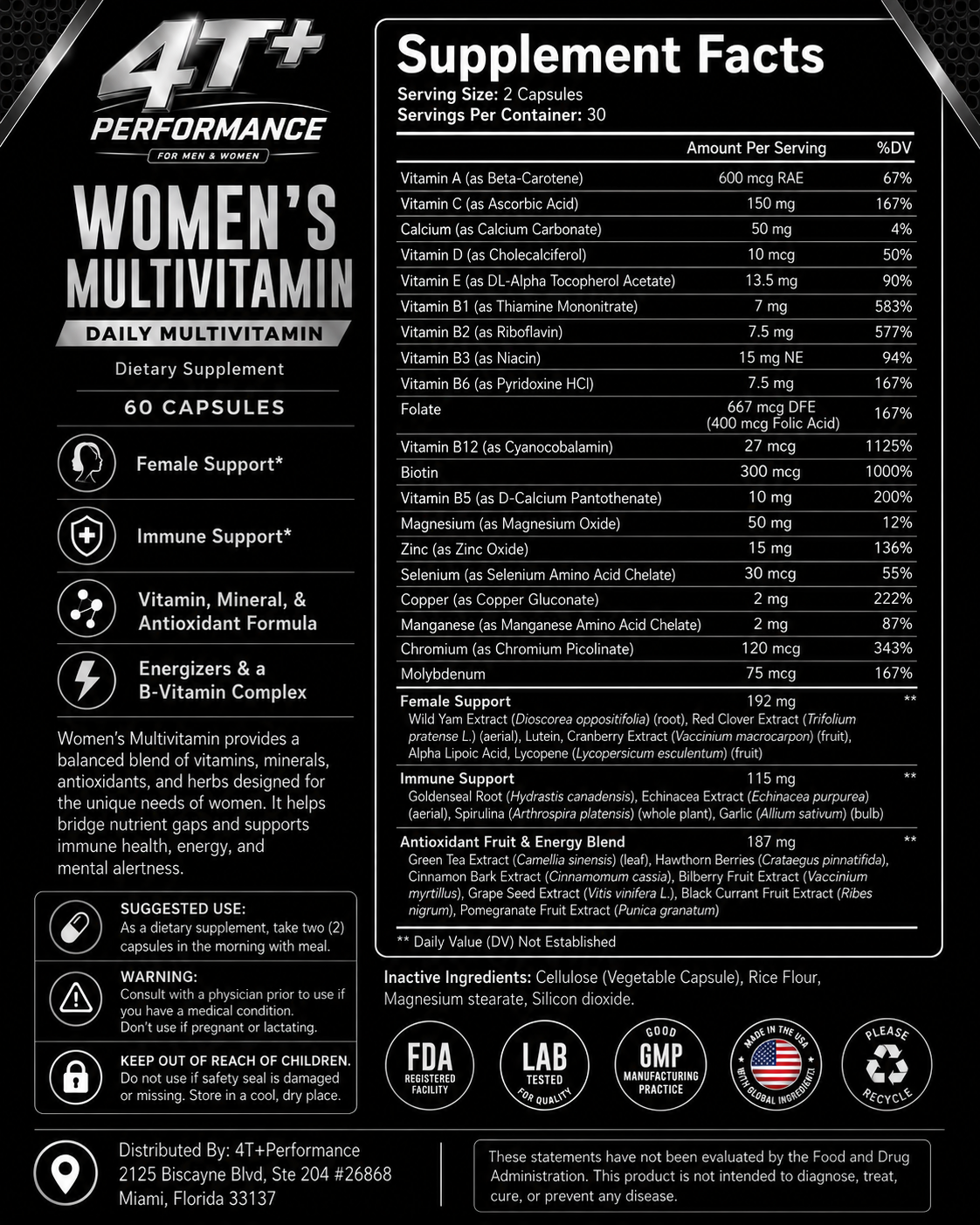 Women's MultiVitamin Advanced Formula