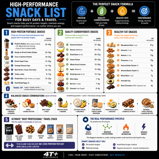 Smart Snacks high in protein