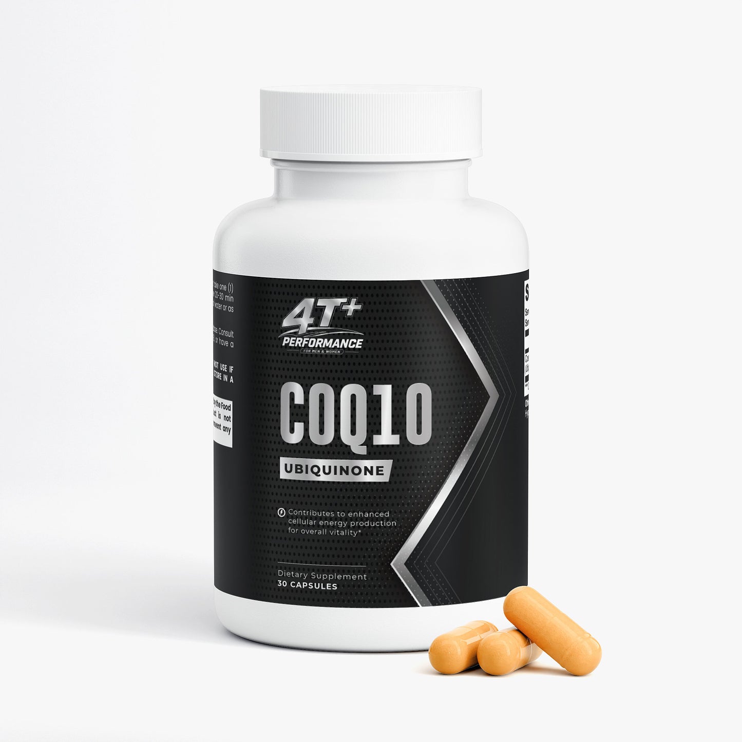 CoQ10 Ubiquinone 200mg | Cellular Energy & Antioxidant Support for Adults 40+