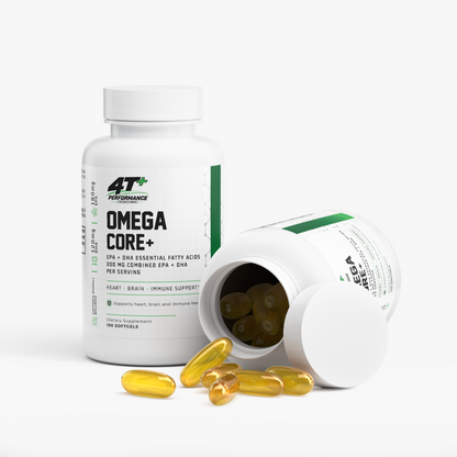 Omega-3 Fish Oil | EPA 180mg + DHA 120mg | Heart, Brain & Vision Support for Adults 40+