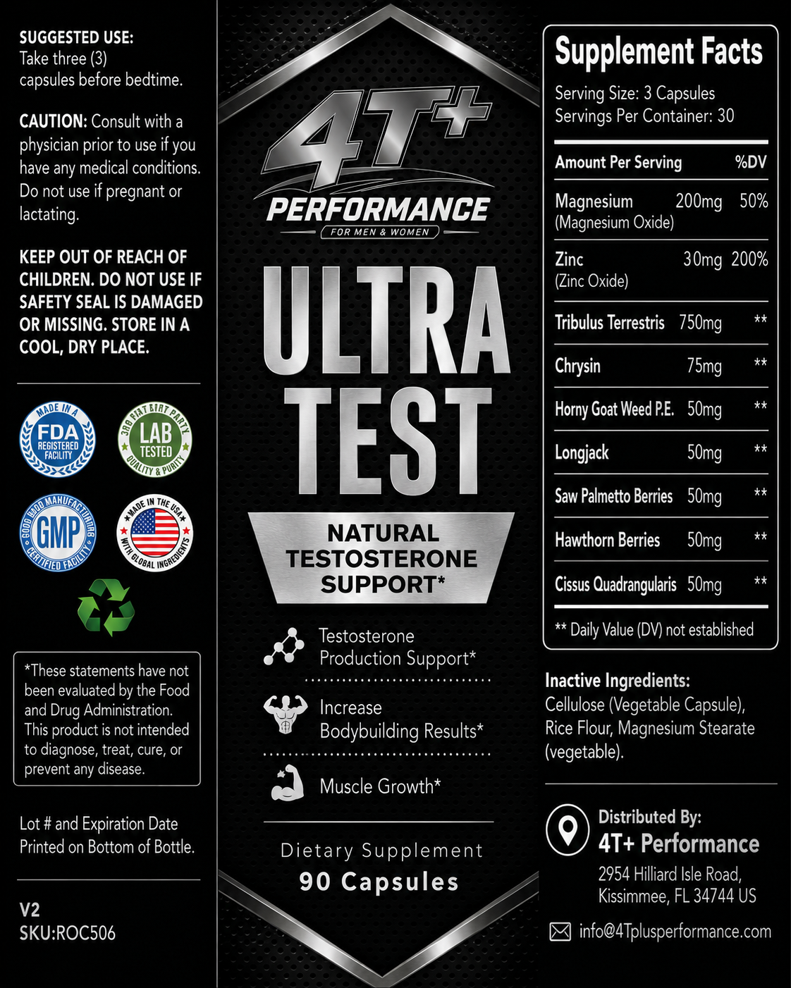 Ultra Men's Testosterone Formula