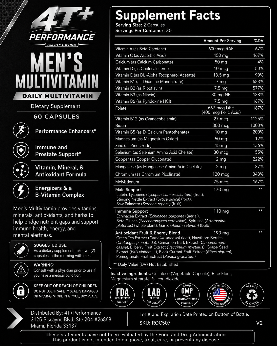 Men's Multivitamin Advanced Formula