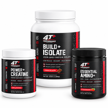 LEAN MUSCLE STACK - Whey Isolate + Creatine + EAA/BCAA for muscle recovery and performance.