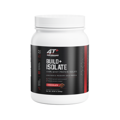 LEAN MUSCLE STACK - Whey Isolate + Creatine + EAA/BCAA, 100% Whey Protein Isolate chocolate flavor.