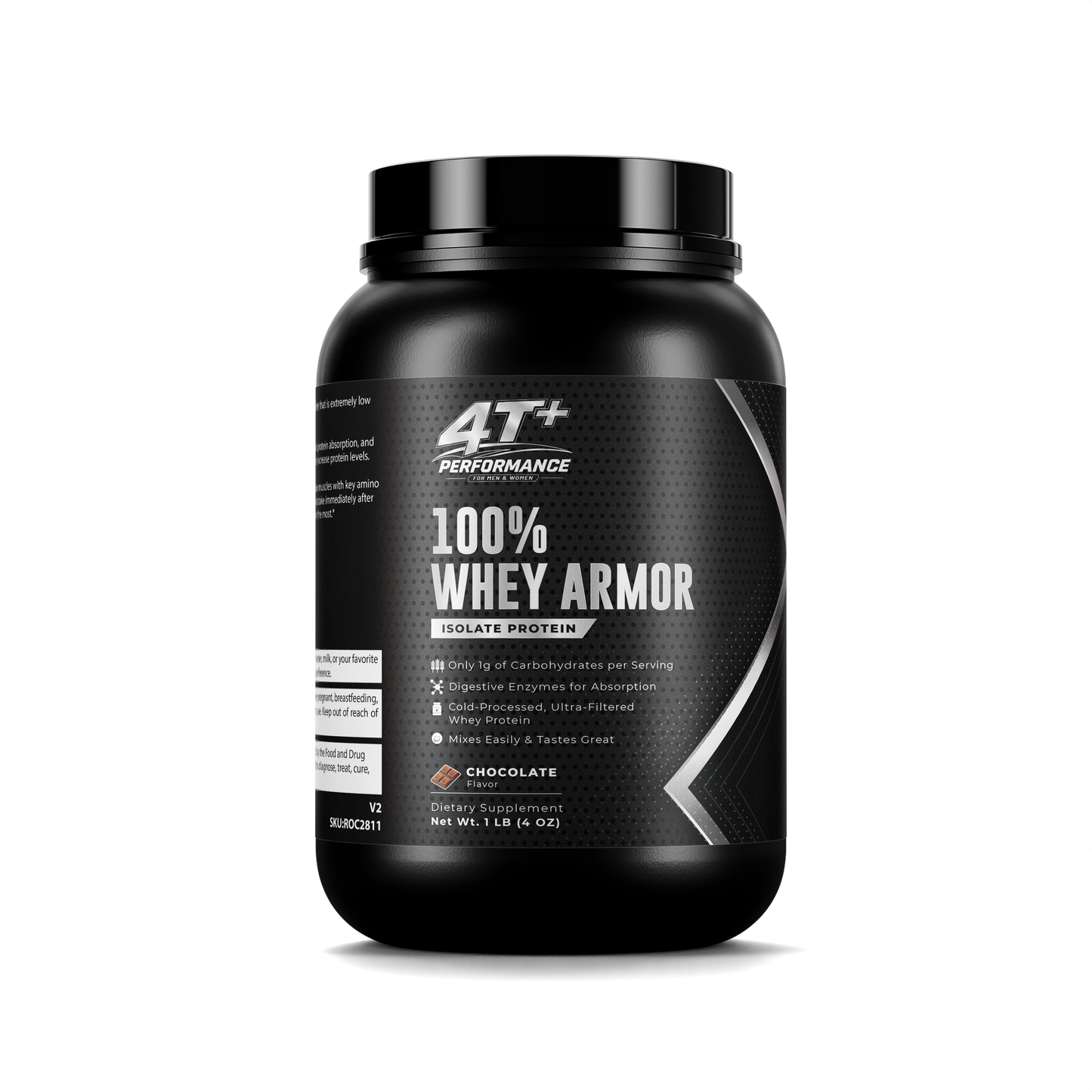 Premium 100% Whey Isolate Protein - Chocolate 2lb