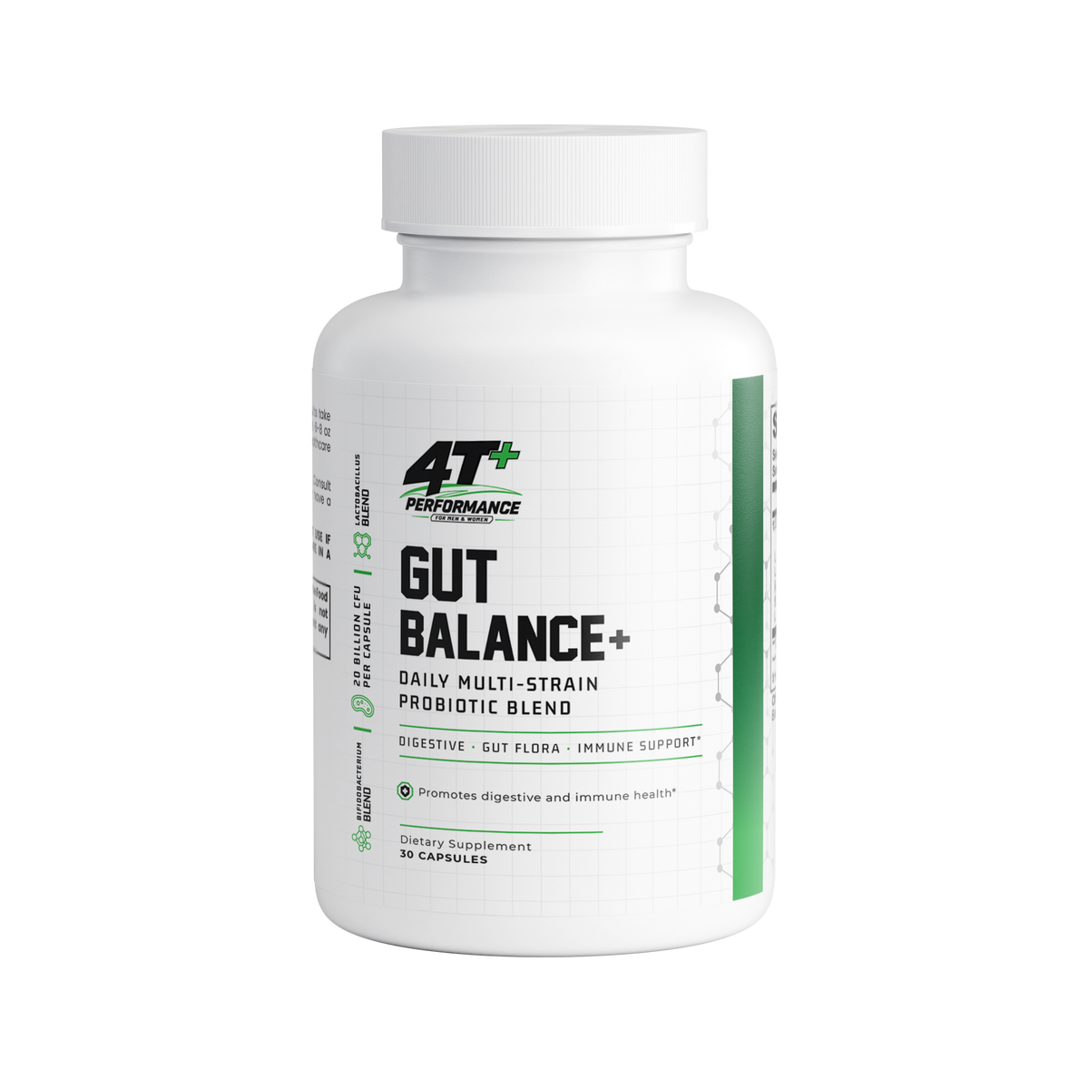 Gut Health Formula | Probiotics, Prebiotics Fiber & Digestive Enzymes for Adults 40+